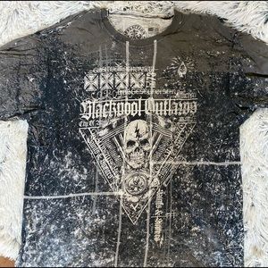 Men’s Distressed Affliction T- Shirt 3x L